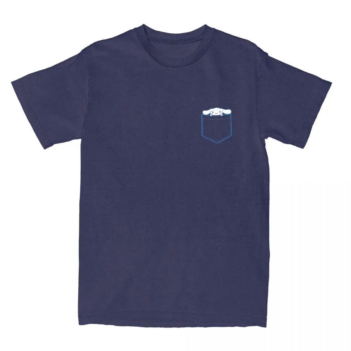 Vintage Cotton Pocket T-Shirt for Men Women