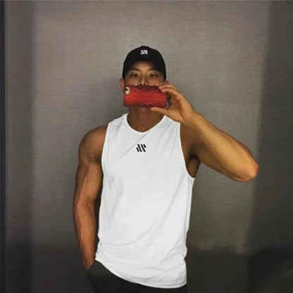 Men's Breathable Mesh Tank Top for Fitness