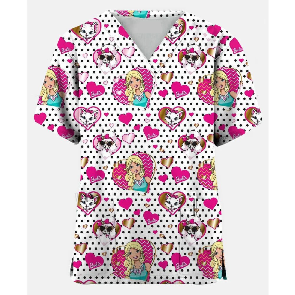 Cute Doctor Scrub Tops for Women T-Shirt