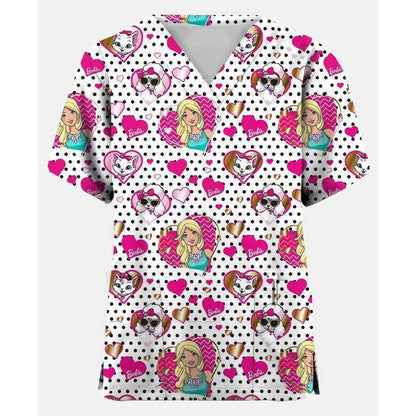 Cute Doctor Scrub Tops for Women T-Shirt