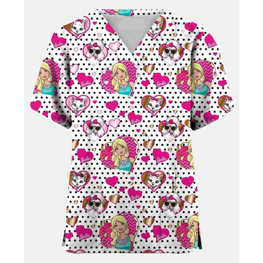 Cute Doctor Scrub Tops for Women T-Shirt
