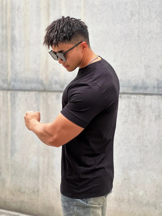 Men's Slim Fit V-Neck T-Shirt - Summer