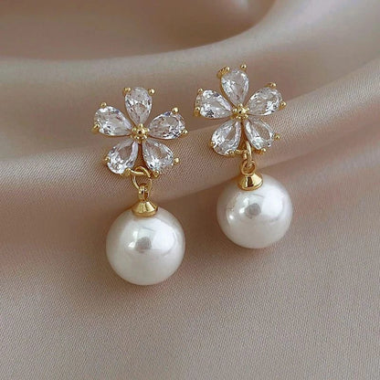 Luxury Pearl Bead Earrings for Women