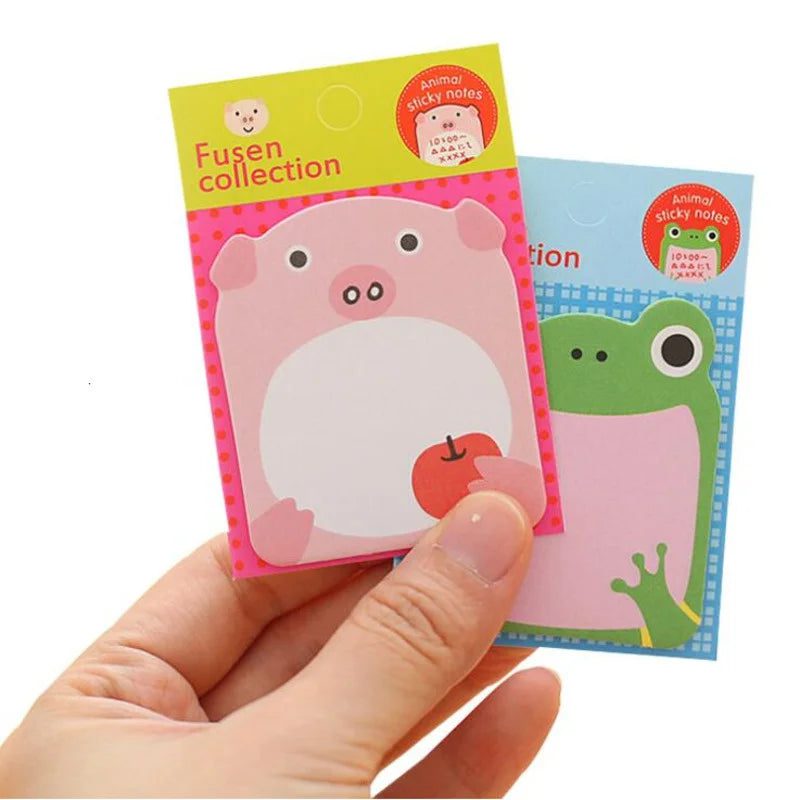 Cute Animal Sticky Notes Notepad Set