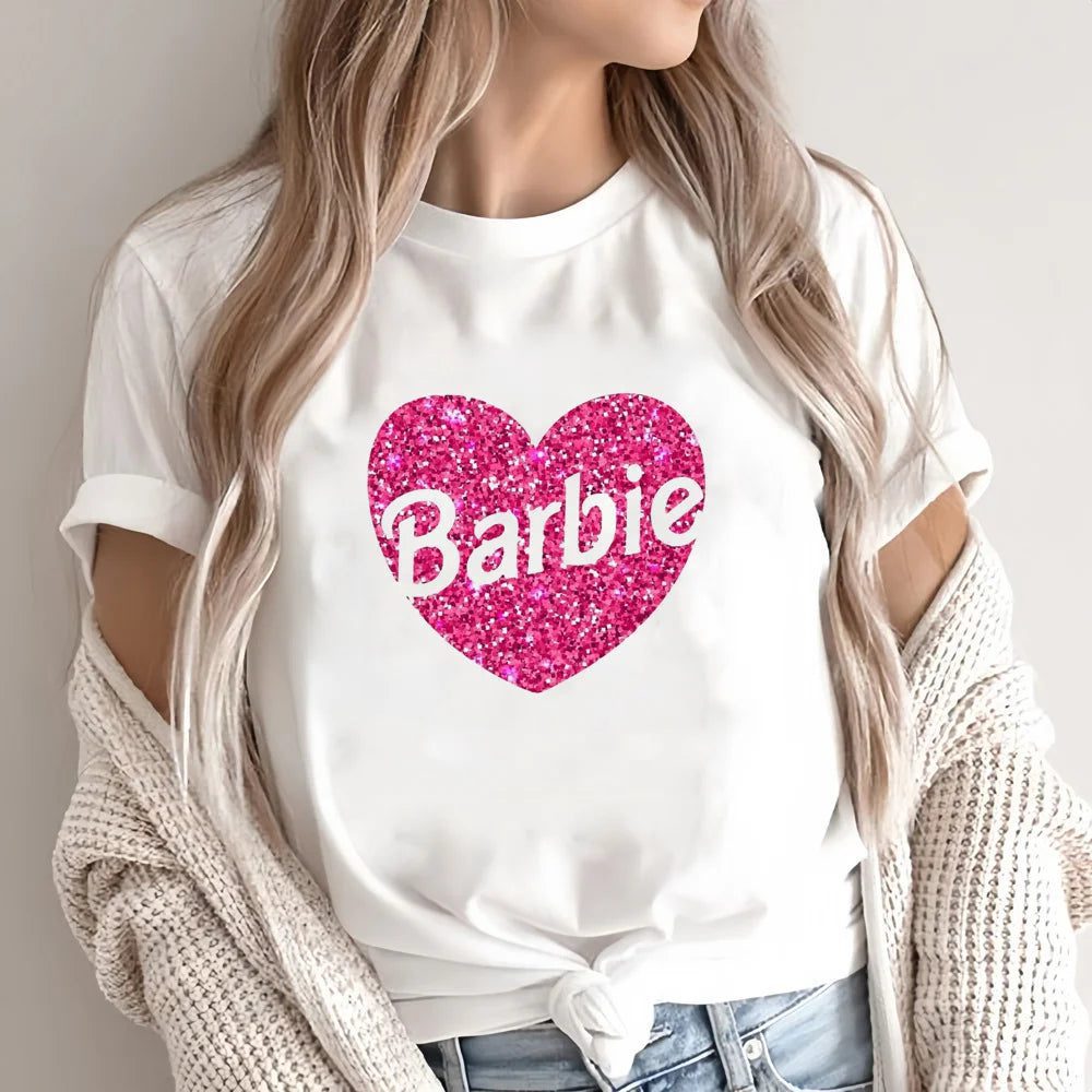 Barbie T-Shirt Women: Soft Cotton Summer Tops for Girls