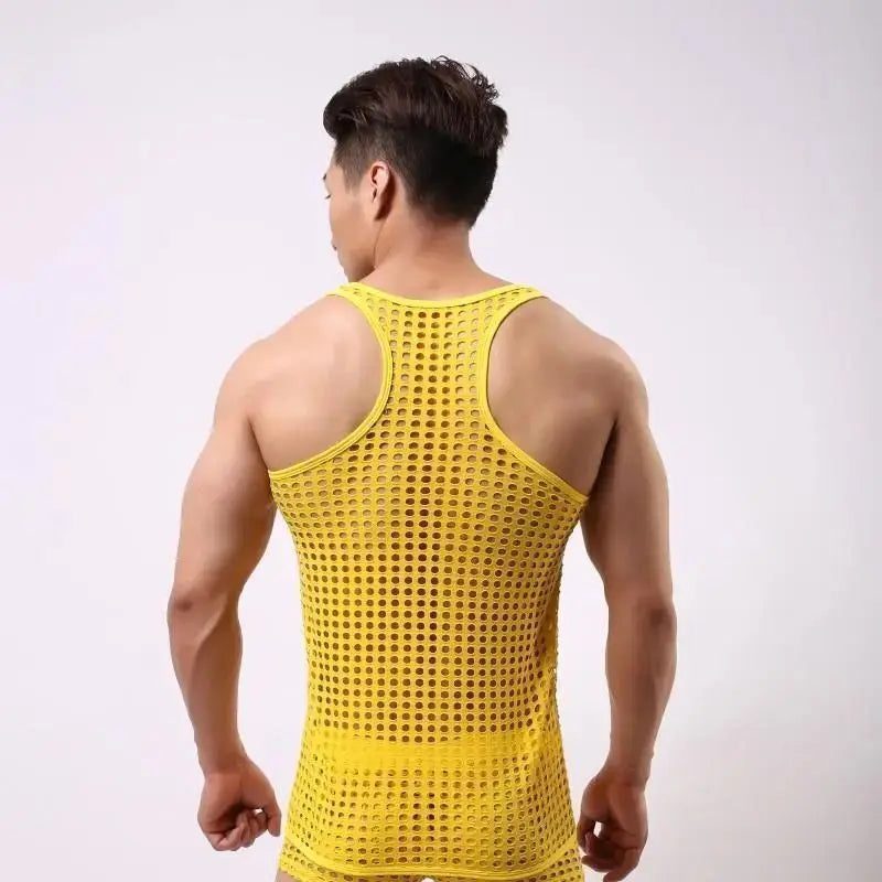 Men's Breathable Mesh Tank Top Summer