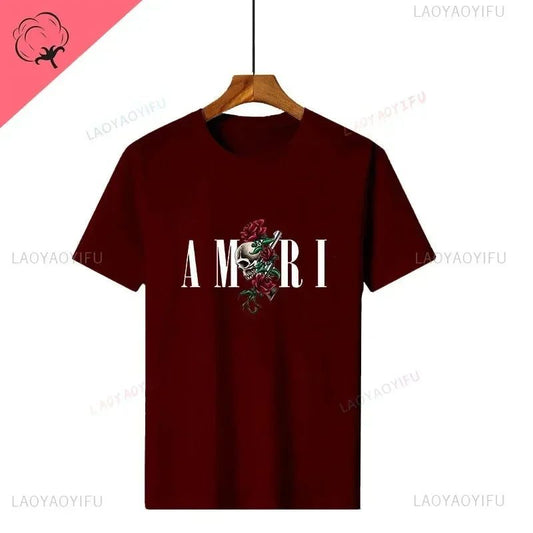 Men's Retro Y2K Graphic Cotton T-Shirt