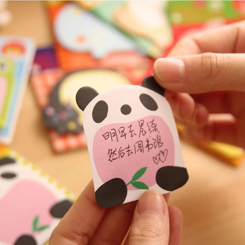 Cute Animal Sticky Notes Notepad Set