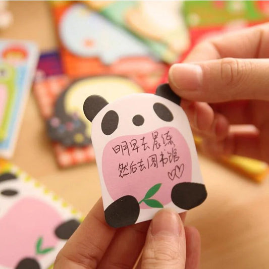 Cute Animal Sticky Notes Notepad Set