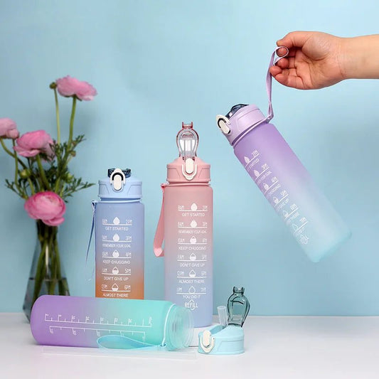 Large Capacity Gradient Color Sports Cup