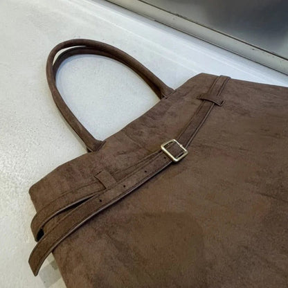 Luxury Vintage Faux Suede Tote Bags 2024