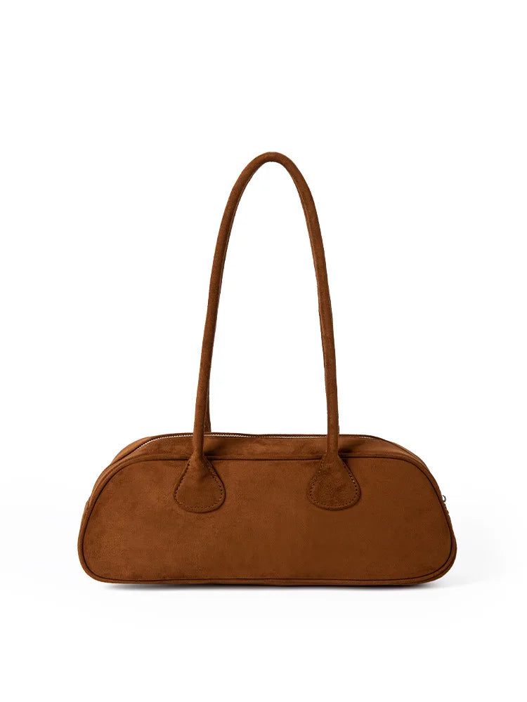 Vintage One Shoulder Suede Handbags for Women