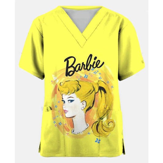 Cute Nurse Scrubs T-Shirt for Women