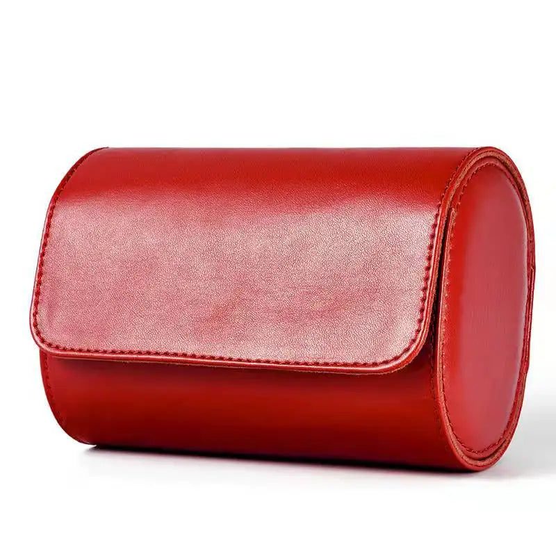 Portable Watch Roll Case with Removable Pillows