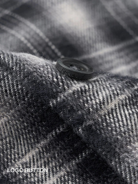 2024 Autumn Oversize Cotton Flannel Shirts