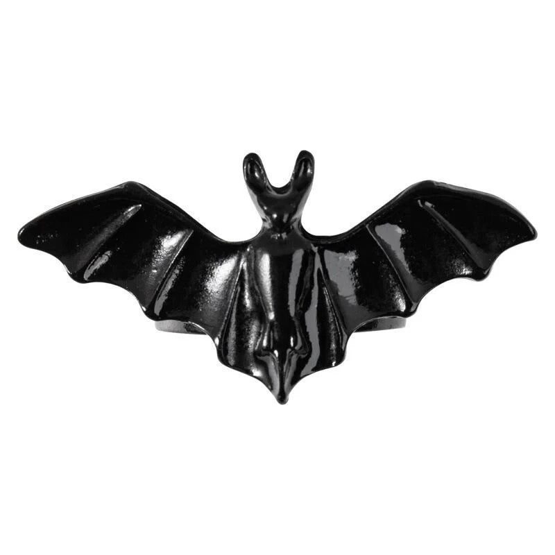 Vintage Gothic Dragon Bat Rings for Women