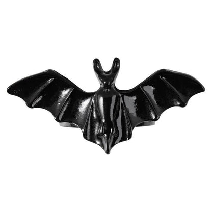 Vintage Gothic Dragon Bat Rings for Women