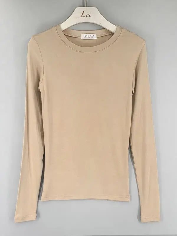 2024 Women's Long Sleeve Cotton T-Shirts