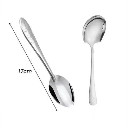 Large Stainless Steel Soup Spoons Long Handle