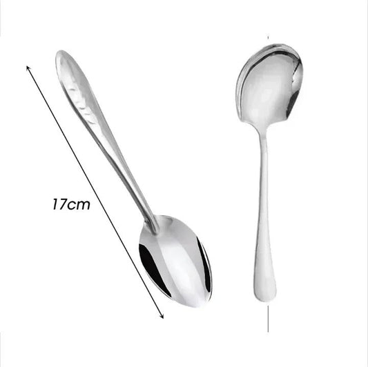 Large Stainless Steel Soup Spoons Long Handle