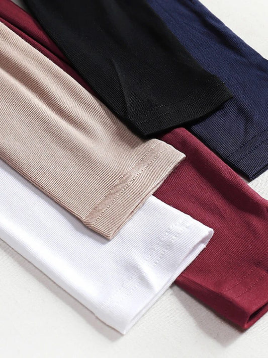 Trendy Long Sleeve Cotton T-Shirts for Women