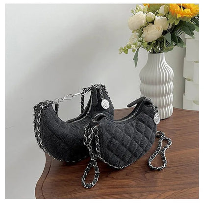 Chic Denim Crossbody Handbags for Women