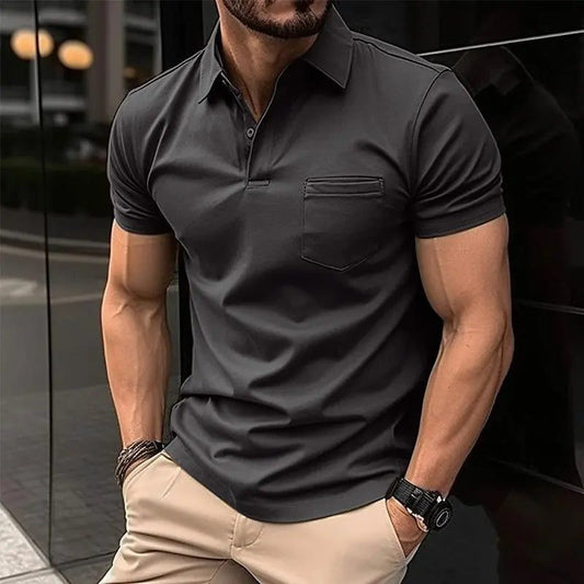 Lightweight Summer Polo Shirt for Men