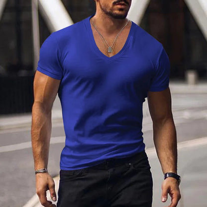 Men's V-Neck Quick-Dry Summer T-Shirt