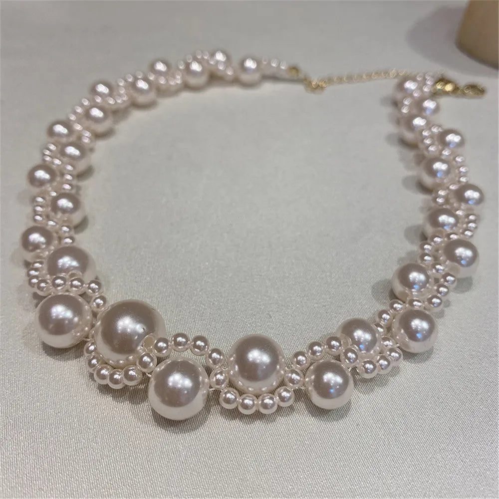 2024 Vintage Pearl Choker Necklace for Women