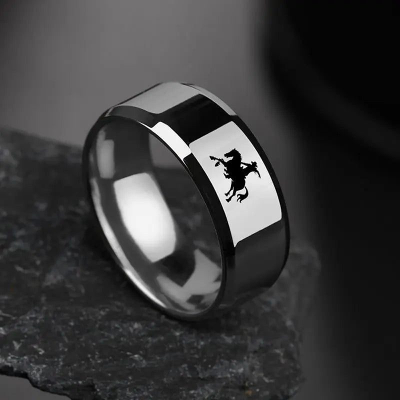 Vintage Bull Skull Men's Ring Western Jewelry