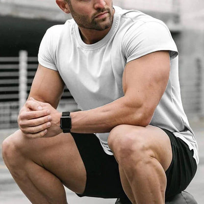 Men's Cotton Gym T-Shirts for Summer Fitness