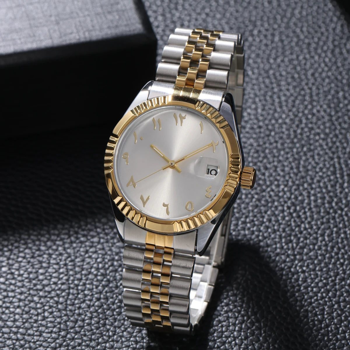 Unisex Baby Blue Mechanical Waterproof Wristwatch