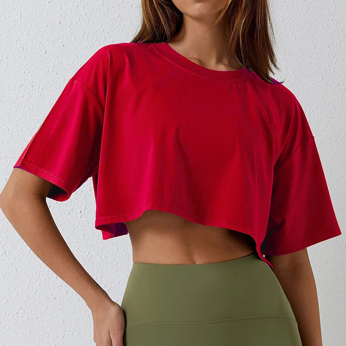 Stylish Cropped Cotton T-Shirts for Women