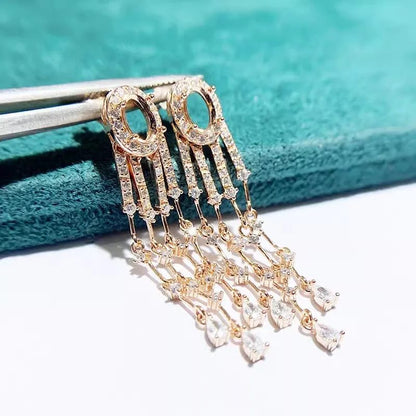 Natural Sapphire Sterling Silver Earrings for Weddings