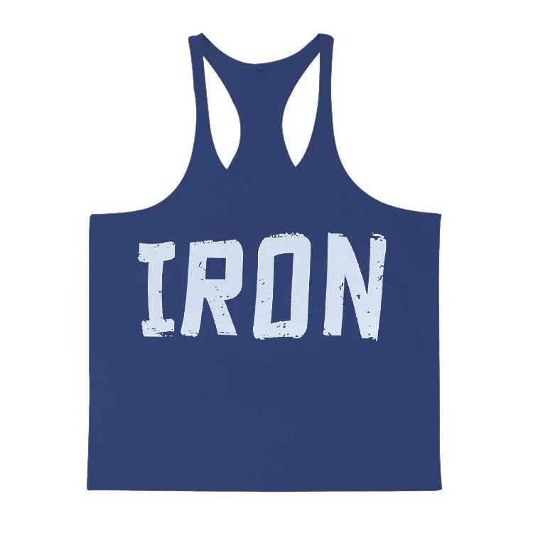 Men's Cotton Workout Tank Top for Bodybuilding