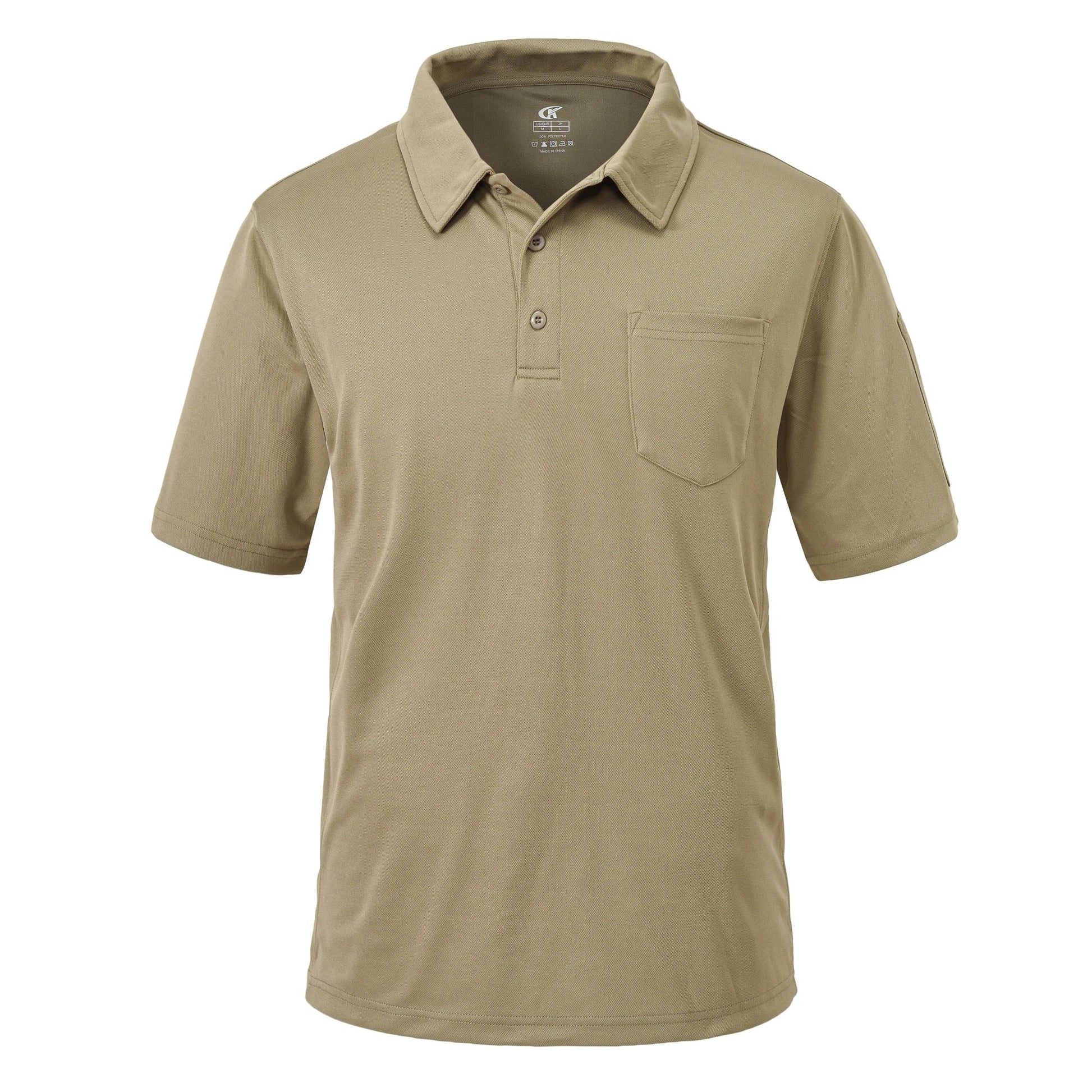 Men's Breathable Summer Polo Shirt with Pocket