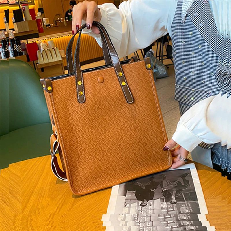 2024 Trendy Leather Tote Bags for Women
