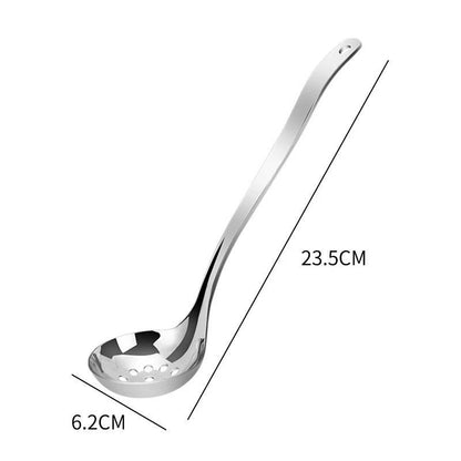 Elegant Long Handle Stainless Steel Soup Spoon