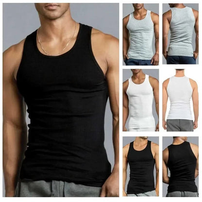 Men's Cotton Workout Tank Tops for Fitness