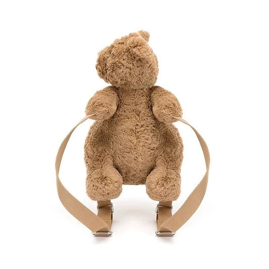 Luxury Plush Bear Crossbody Bag for Women