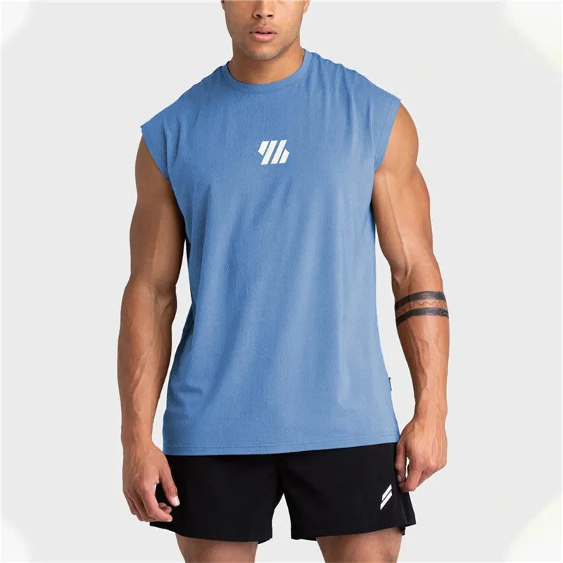 2024 Men's Quick-Dry Mesh Gym Tank