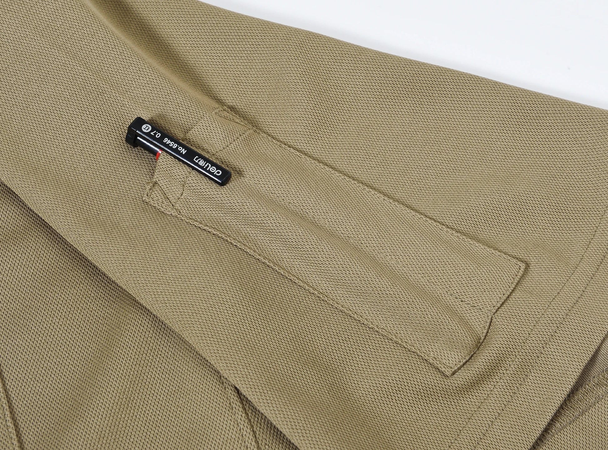 Men's Breathable Summer Polo Shirt with Pocket