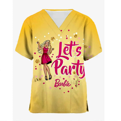 Cartoon Surgical Gowns T-Shirt for Women