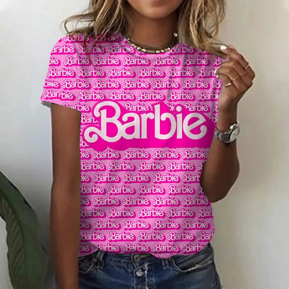 Casual 3D Printed Summer T-Shirt for Women