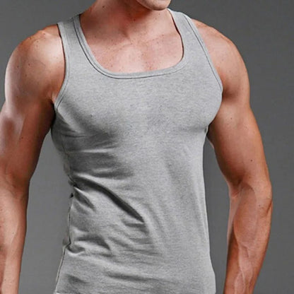 Men's Cotton Muscle Vests for Gym Workouts