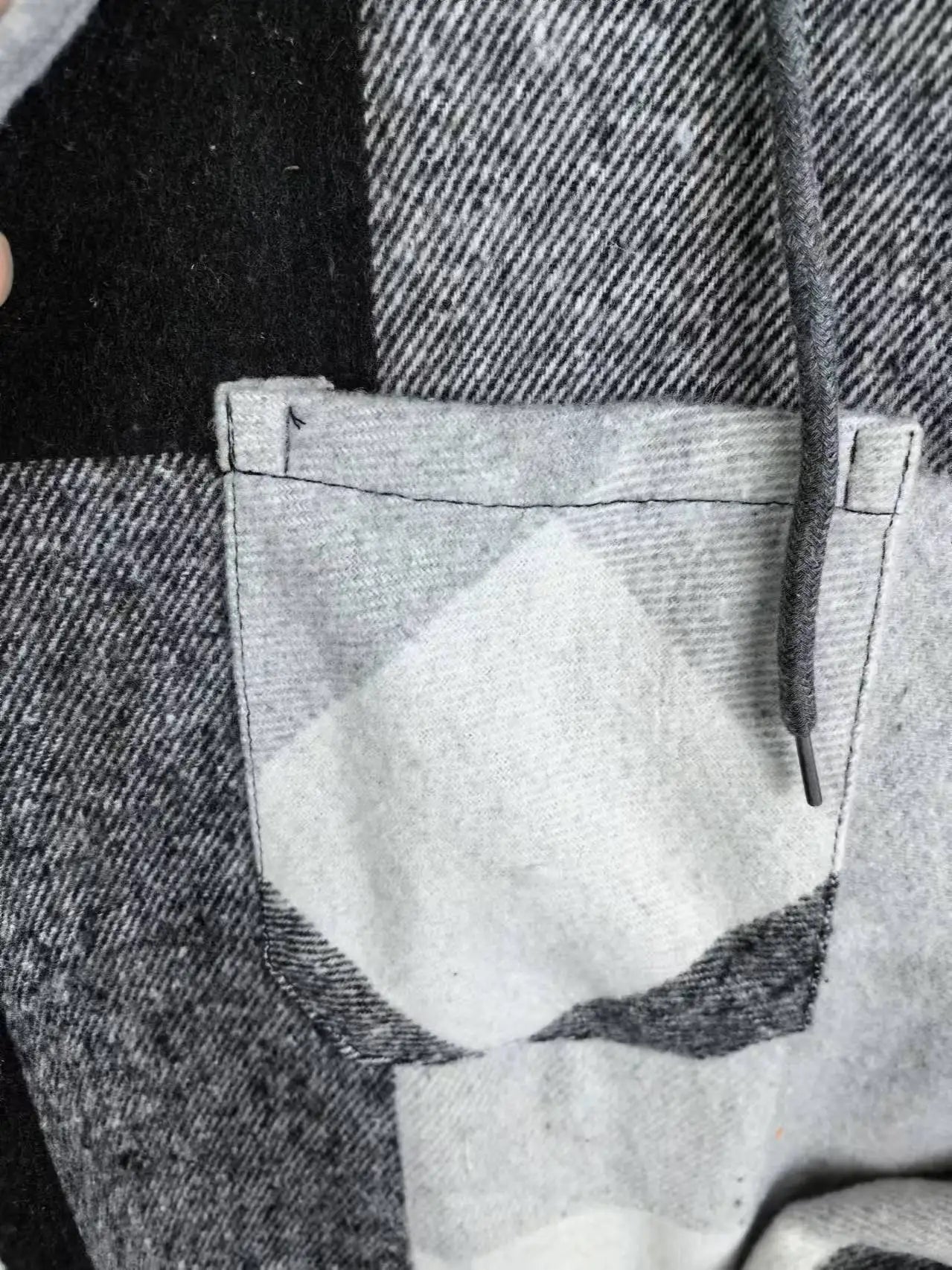 Men's Classic Plaid Flannel Hoodie Shirt