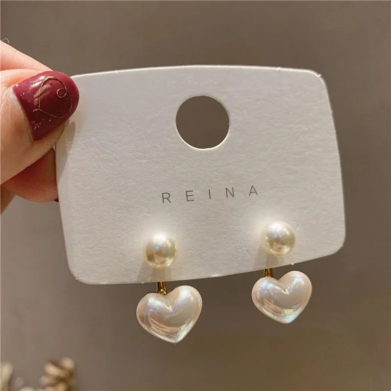 Elegant Imitation Pearl Dangle Earrings for Weddings