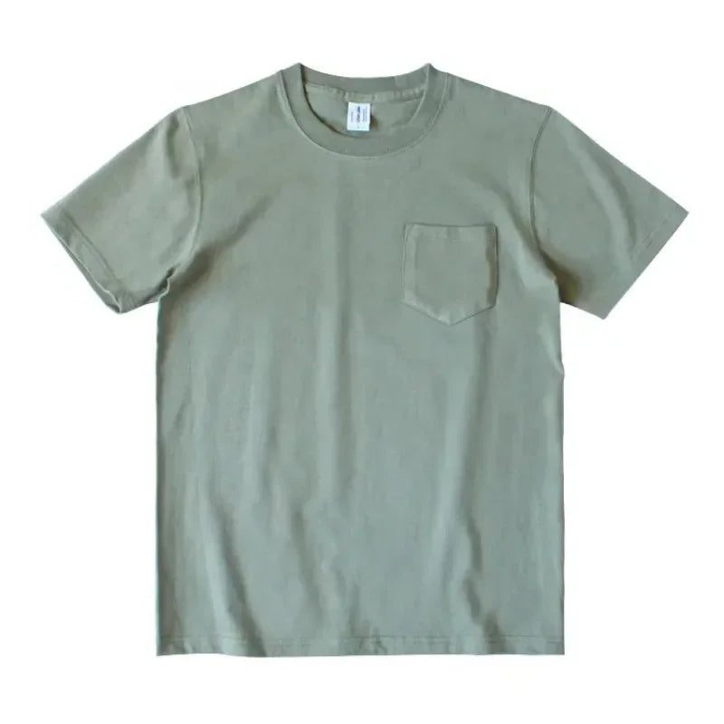 Men's Breathable Pocket T-Shirt - Heavy Cotton