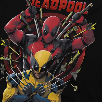 Men's Marvel Deadpool Wolverine Graphic T-Shirt