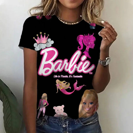 Cute Loose Short Sleeve Women's T-Shirt